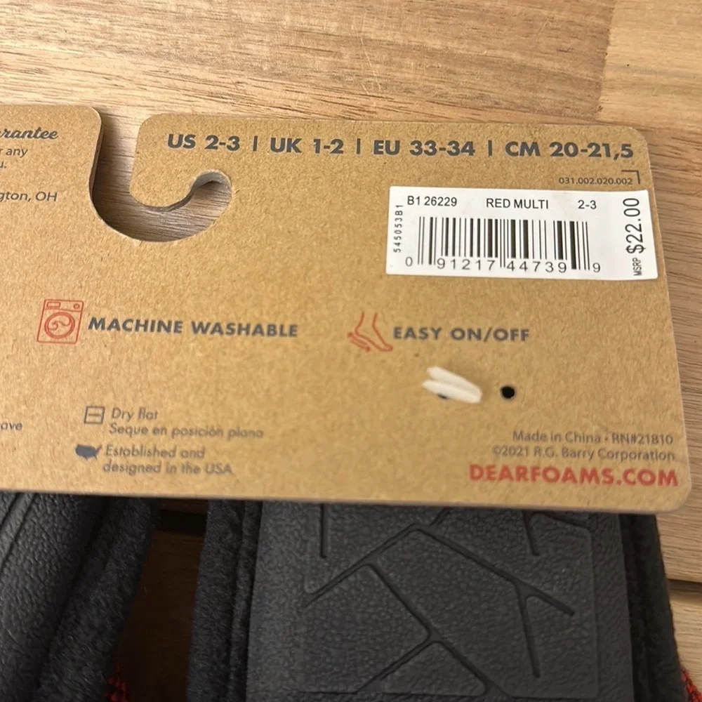 DEARFOAMS kids/baby slippers